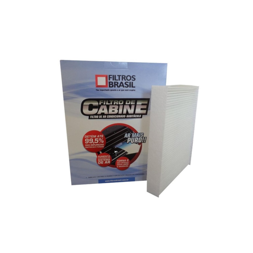 FILTRO CABINE AR CONDICIONADO VW VOLKSWAGEN UP 2011 EM DIANTE / GOL 1.0 8V G7 2016 EM DIANTE - FILTROS BRASIL FILTRO CABINE AR CONDICIONADO VW VOLKSWAGEN UP 2011 EM DIANTE / GOL 1.0 8V G7 2016 EM DIANTE - FILTROS BRASIL