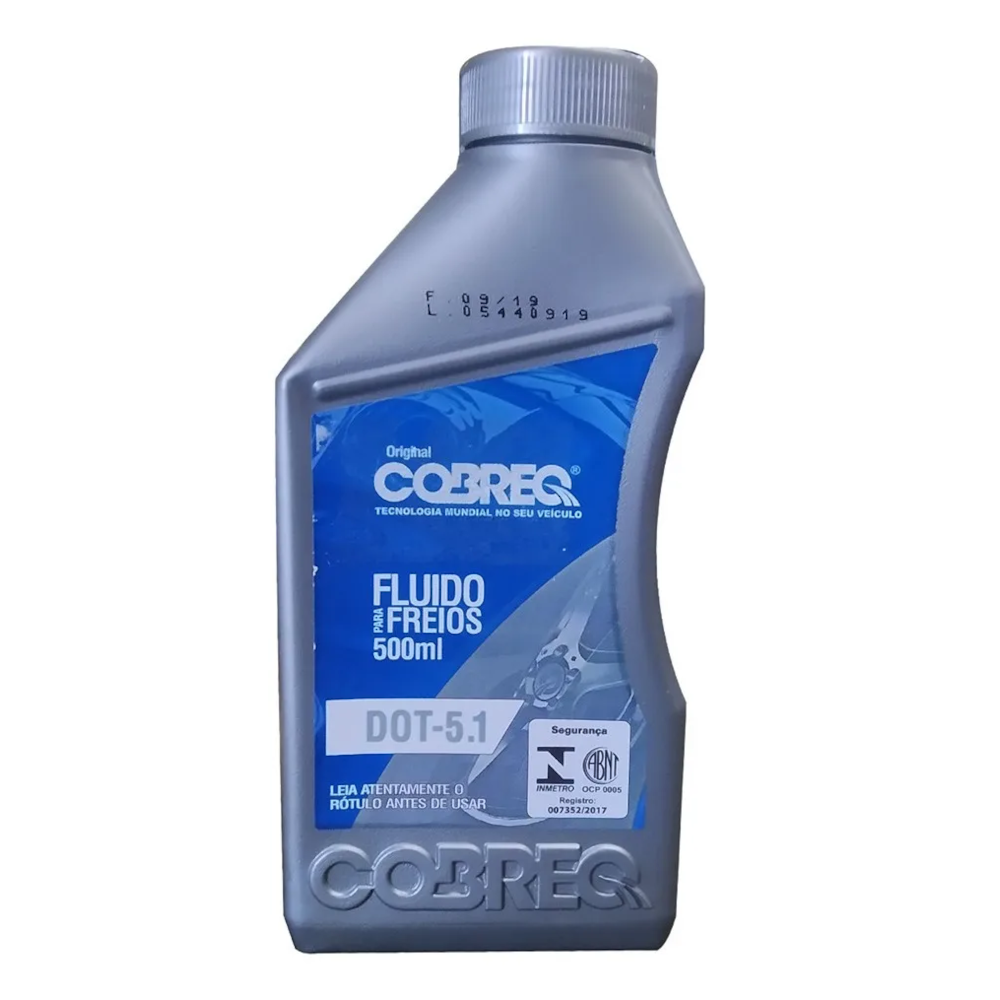 FLUIDO OLEO PARA FREIO AMBAR 500ML DOT 5.1 - COBREQ FLUIDO OLEO PARA FREIO AMBAR 500ML DOT 5.1 - COBREQ