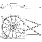 GMV VENTOINHA DEFLETOR GM CHEVROLET ASTRA 1.8 / 2.0 1999 EM DIANTE - BEHR HELLA