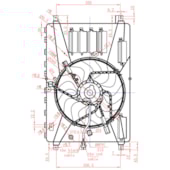 GMV VENTOINHA DEFLETOR LAND ROVER FREELANDER II 3.2 V6/  VOLVO XC70/  V70/  S80 2006 > XC60 2008 > S60/  V60 2010 > - PROCOOLER