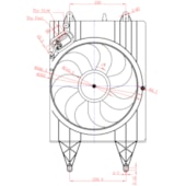 GMV VENTOINHA DEFLETOR VW VOLKSWAGEN GOL / SAVEIRO / VOYAGE G5 / G6 2008 EM DIANTE FOX / POLO COM AR COM RESISTENCIA - PROCOOLER