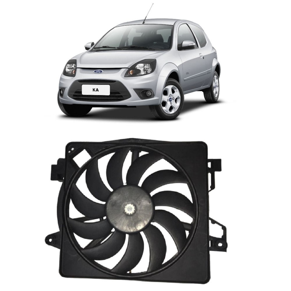 GMV VENTOINHA E DEFLETOR FORD KA 1.0 / 1.6 ZETEC ROCAM 1999 A 2006 COM OU SEM AR - PROCOOLER GMV VENTOINHA E DEFLETOR FORD KA 1.0 / 1.6 ZETEC ROCAM 1999 A 2006 COM OU SEM AR - PROCOOLER