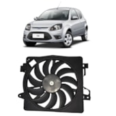 GMV VENTOINHA E DEFLETOR FORD KA 1.0 / 1.6 ZETEC ROCAM 1999 A 2006 COM OU SEM AR - PROCOOLER