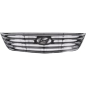 GRADE DO RADIADOR HYUNDAI AZERA COMFILETE CROMADO - ORIGINAL MOBIS