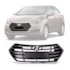 GRADE EXTERNA HYUNDAI HB20 SEDAN 2016 EM DIANTE COMPLETA COR PRETA COM FRISO / COM MOLDURA CROMADA - FIPPARTS GRADE EXTERNA HYUNDAI HB20 SEDAN 2016 EM DIANTE COMPLETA COR PRETA COM FRISO / COM MOLDURA CROMADA - FIPPARTS