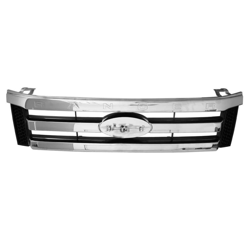 GRADE FORD RANGER 2013 A 2015 COR PRETA COM FRISOS CROMADOS COMPLETO - FIPPARTS GRADE FORD RANGER 2013 A 2015 COR PRETA COM FRISOS CROMADOS COMPLETO - FIPPARTS