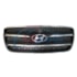 GRADE FRONTAL HYUNDAI SANTA FE COM FILETE CROMADO 2007 A 2009 - ORIGINAL MOBIS GRADE FRONTAL HYUNDAI SANTA FE COM FILETE CROMADO 2007 A 2009 - ORIGINAL MOBIS