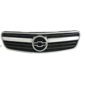 GRADE GM CHEVROLET VECTRA 2006 / 2008 COR PRETO COM FRISO CROMADO MOLDURA CROMADA - FIPPARTS GRADE GM CHEVROLET VECTRA 2006 / 2008 COR PRETO COM FRISO CROMADO MOLDURA CROMADA - FIPPARTS