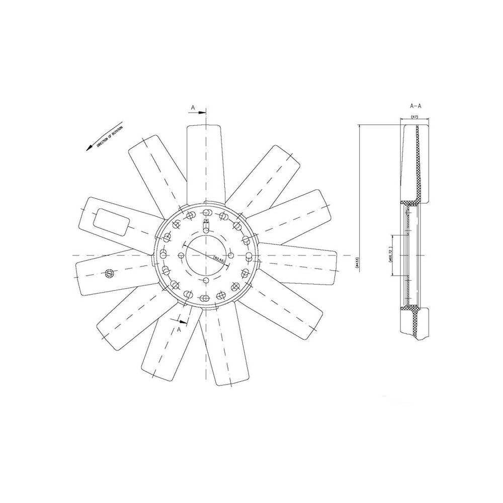 HELICE MERCEDES BENZ ACCELO 715 LTC 7TON 2002 A 2011 / SPRINTER 311 MOTOR OM611LA / OM612LA - BORGWARNER HELICE MERCEDES BENZ ACCELO 715 LTC 7TON 2002 A 2011 / SPRINTER 311 MOTOR OM611LA / OM612LA - BORGWARNER