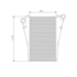 INTERCOOLER MERCEDES BENZ LS-1938 / 2638 - VISCONDE/MODINE INTERCOOLER MERCEDES BENZ LS-1938 / 2638 - VISCONDE/MODINE