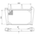 INTERCOOLER MERCEDES BENZ ONIBUS O 400 - VISCONDE/MODINE INTERCOOLER MERCEDES BENZ ONIBUS O 400 - VISCONDE/MODINE