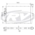 INTERCOOLER MERCEDES BENZ ONIBUS O 500 RSD / URBANO ARTICULADO - VISCONDE/MODINE