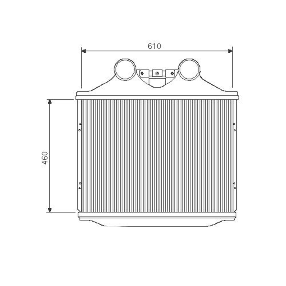 INTERCOOLER MERCEDES L O610 / 914 / 915 / L 1218 / 1418 / 1215C / 1718M / OF 1417 / 712 / 914 / ELETRONICO - VISCONDE/MODINE INTERCOOLER MERCEDES L O610 / 914 / 915 / L 1218 / 1418 / 1215C / 1718M / OF 1417 / 712 / 914 / ELETRONICO - VISCONDE/MODINE