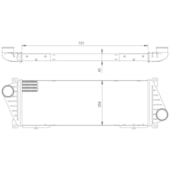 INTERCOOLER MERCEDES SPRINTER 310 / 312 / 313 / 311 - VISCONDE/MODINE