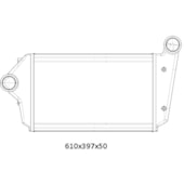 INTERCOOLER MERCEDEZ BENZ 710 1996 A 2005 / 914 1996 A 2004 - BEHR HELLA