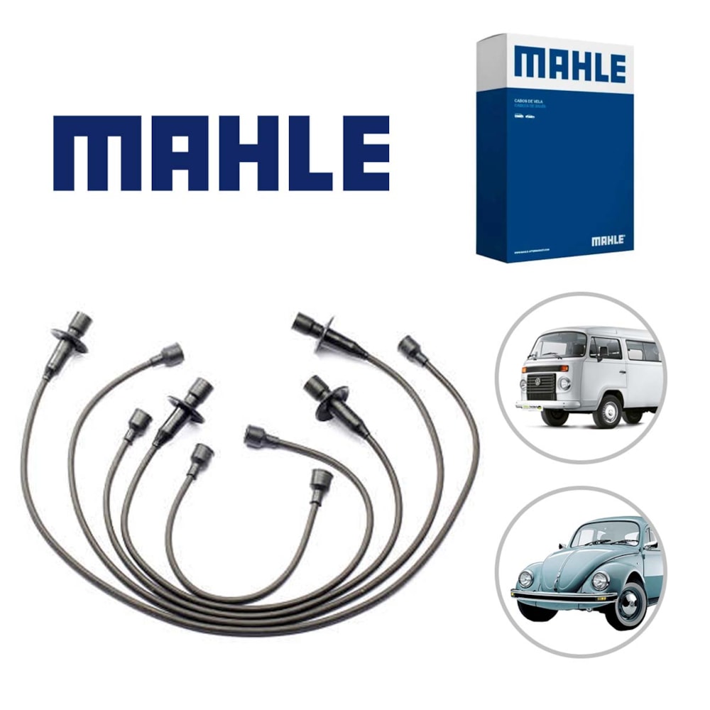 JOGO CABO VELA VW VOLKSWAGEN KOMBI 1.5 / 1.6 TODOS 1984 A 2006 / FUSCA 1.2 / 1.3 / 1.5 / 1.6 TODOS MOPARALOS 1960 A 1997 - MAHLE JOGO CABO VELA VW VOLKSWAGEN KOMBI 1.5 / 1.6 TODOS 1984 A 2006 / FUSCA 1.2 / 1.3 / 1.5 / 1.6 TODOS MOPARALOS 1960 A 1997 - MAHLE