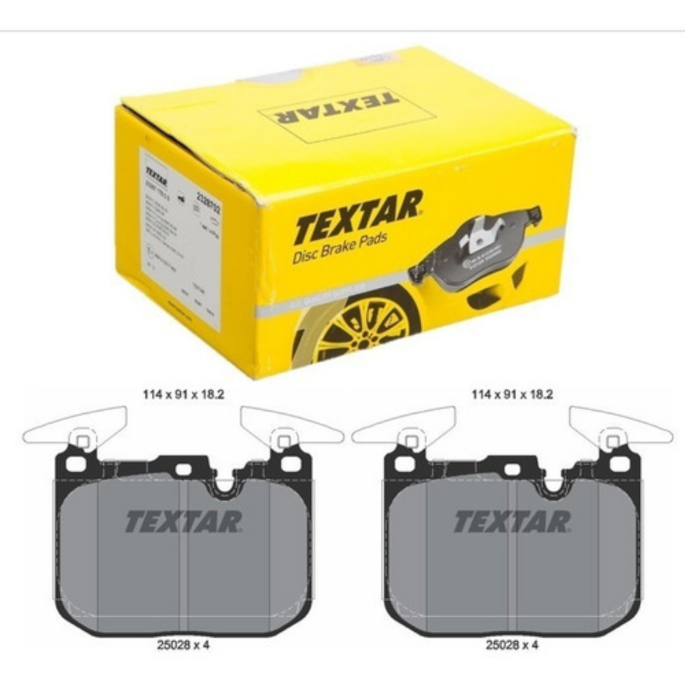 JOGO PASTILHA FREIO DIANTEIRA BMW SERIE 3 TOURING 2011 A 2019 - TEXTAR JOGO PASTILHA FREIO DIANTEIRA BMW SERIE 3 TOURING 2011 A 2019 - TEXTAR