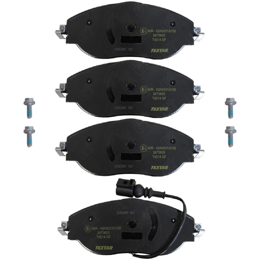 JOGO PASTILHA FREIO DIANTEIRA VW VOLKSWAGEN GOLF 1.8 1997 A 2005 - TEXTAR JOGO PASTILHA FREIO DIANTEIRA VW VOLKSWAGEN GOLF 1.8 1997 A 2005 - TEXTAR