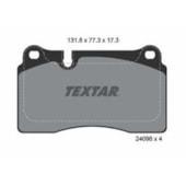 JOGO PASTILHA FREIO DIANTEIRA WOLKSWAGEN TOUAREG 3.6 / 4.2 2010 EM DIANTE - TEXTAR