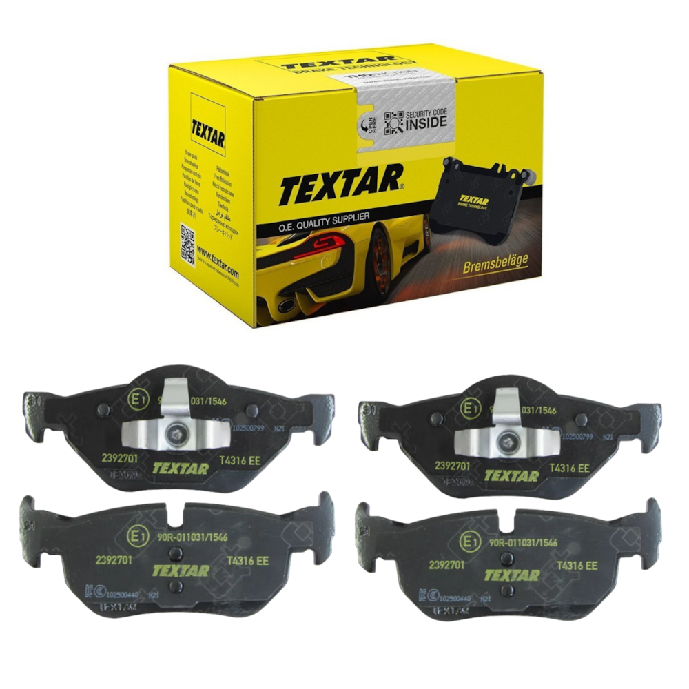 JOGO PASTILHAS DE FREIO TRASEIRA BMW 130I /320I / 325I / 2010 A 2015 - TEXTAR JOGO PASTILHAS DE FREIO TRASEIRA BMW 130I /320I / 325I / 2010 A 2015 - TEXTAR
