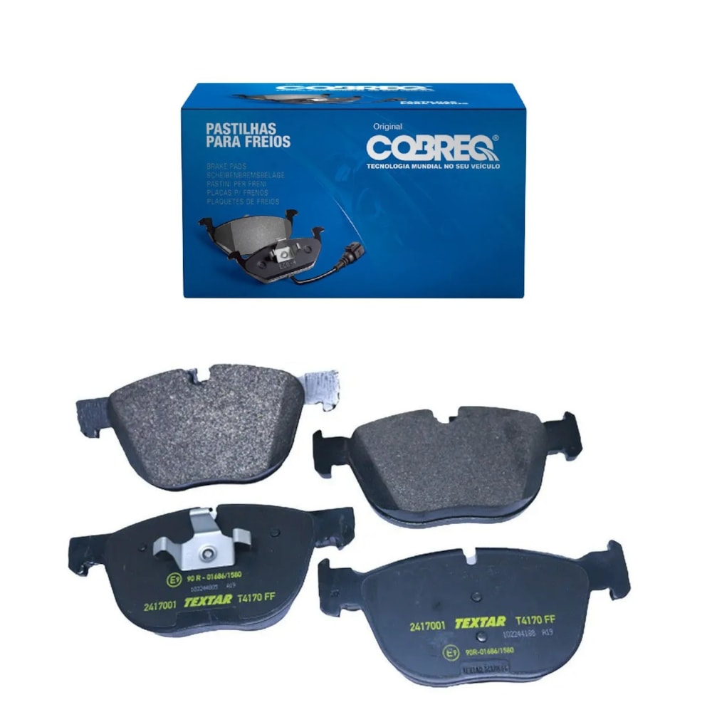 KIT 4 PASTILHA DIANTEIRA BMW X5 X6 2008 EM DIANTE - COBREQ KIT 4 PASTILHA DIANTEIRA BMW X5 X6 2008 EM DIANTE - COBREQ
