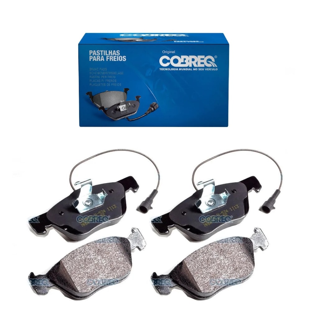KIT 4 PASTILHA FREIO DIANTEIRO ALFA ROMEO 145 95/97 / 146 96/01 / 147 01/07 / FIAT BRAVO 2.0 95/98 / MAREA WEEKEND 98/00 - COBREQ KIT 4 PASTILHA FREIO DIANTEIRO ALFA ROMEO 145 95/97 / 146 96/01 / 147 01/07 / FIAT BRAVO 2.0 95/98 / MAREA WEEKEND 98/00 - COBREQ
