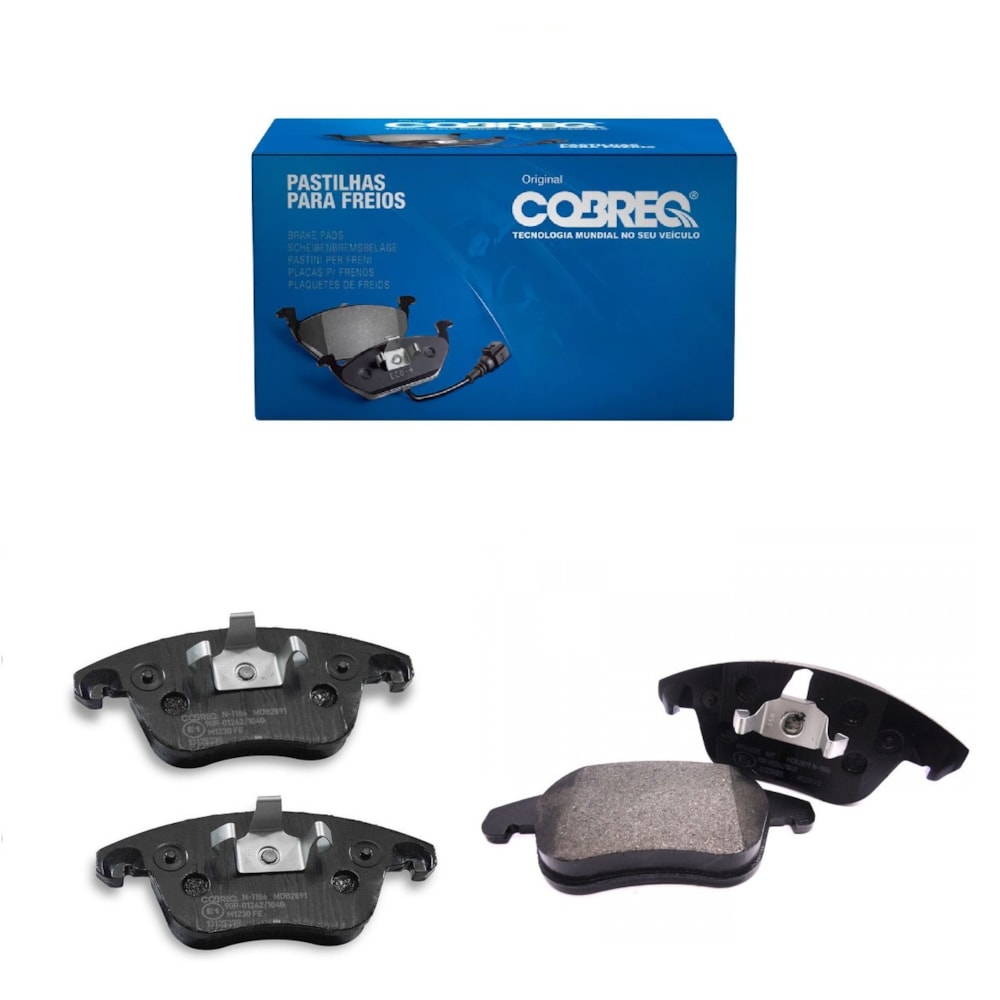 KIT 4 PASTILHA FREIO DIANTEIRO C4 LOUNG EXCLUSIVE / C4 LOUNG TENDENCE / DS4  / DS5 / 1.6 TURBO 2013 - COBREQ KIT 4 PASTILHA FREIO DIANTEIRO C4 LOUNG EXCLUSIVE / C4 LOUNG TENDENCE / DS4  / DS5 / 1.6 TURBO 2013 - COBREQ