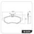KIT 4 PASTILHA FREIO DIANTEIRO CITROEN C2 1.1 03/06 / C3 1.1 2003 / C3 1.4 2002 - COBREQ KIT 4 PASTILHA FREIO DIANTEIRO CITROEN C2 1.1 03/06 / C3 1.1 2003 / C3 1.4 2002 - COBREQ