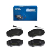 KIT 4 PASTILHA FREIO DIANTEIRO CITROEN JUMPER 2001 A 2004 / FIAT DUCATO 2001 A 2002 / PEUGEOT BOXER 290/330 2002 A 2004 - COBREQ