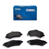 KIT 4 PASTILHA FREIO DIANTEIRO DODGE JOURNEY 2.0/2.4/2.7 2008 / FIAT FREEMONT EMOTION/PRECISION 2.4 2011 - COBREQ