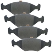 KIT 4 PASTILHA FREIO DIANTEIRO FIAT 500 CABRIO 500 LOUNGE 500 SPORT AIR 1.4 AUTOMATIC 11/12 /DOBLO 1.3/1.4/1.8 07/09 - COBREQ