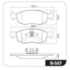 KIT 4 PASTILHA FREIO DIANTEIRO FIAT ARGO DRIVE 1.3 18 CRONOS 1.3 DRIVE  MANUAL AUTOMATICO 19 DOBLO 1.4/1.8 07/09 - COBREQ
