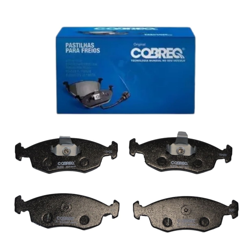 KIT 4 PASTILHA FREIO DIANTEIRO FIAT DOBLO 1.3 / ELX 1.8 / 01/09 / DOBLO 1.4 2009 / DOBLO 1.6 01/05 / DOBLO 1.8 HLX 06/09 - COBREQ KIT 4 PASTILHA FREIO DIANTEIRO FIAT DOBLO 1.3 / ELX 1.8 / 01/09 / DOBLO 1.4 2009 / DOBLO 1.6 01/05 / DOBLO 1.8 HLX 06/09 - COBREQ