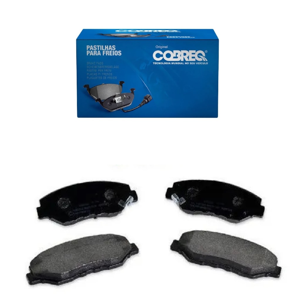 KIT 4 PASTILHA FREIO DIANTEIRO FORD EXPLORER 4.6 2006 A 2010 /EXPLORER 4.0/4.8 2001 A 2005 MAZDA BSERIE 4WD 1998 A 2006 - COBREQ