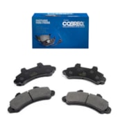 KIT 4 PASTILHA FREIO DIANTEIRO FORD F1000 4X4 / GM CHEVROLET A20 / C20 / D20 / 1994 A 1997 - COBREQ