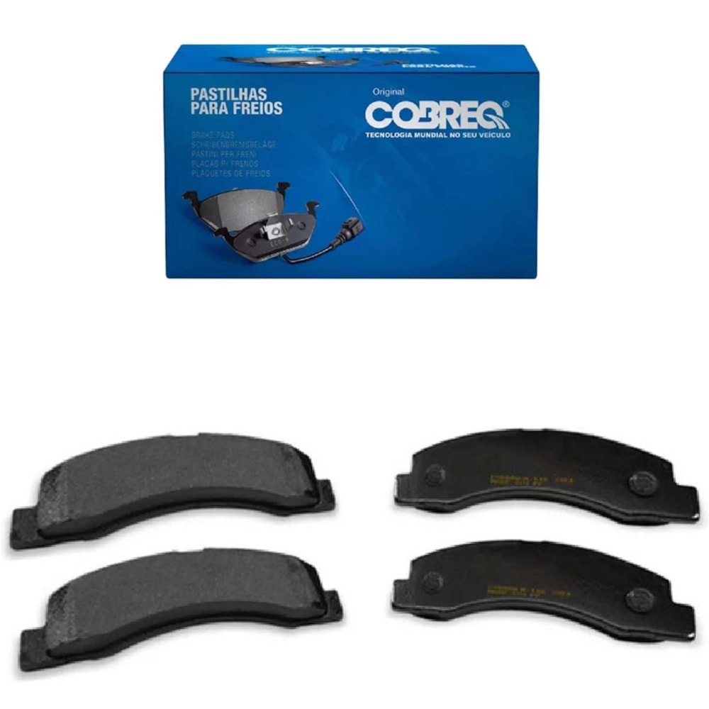 KIT 4 PASTILHA FREIO DIANTEIRO FORD F250 1998 A 2002 / F350 1998 A 2011 / FORD F4000 TURBO 1998 A 2011 - COBREQ KIT 4 PASTILHA FREIO DIANTEIRO FORD F250 1998 A 2002 / F350 1998 A 2011 / FORD F4000 TURBO 1998 A 2011 - COBREQ