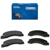 KIT 4 PASTILHA FREIO DIANTEIRO FORD F250 1998 A 2002 / F350 1998 A 2011 / FORD F4000 TURBO 1998 A 2011 - COBREQ