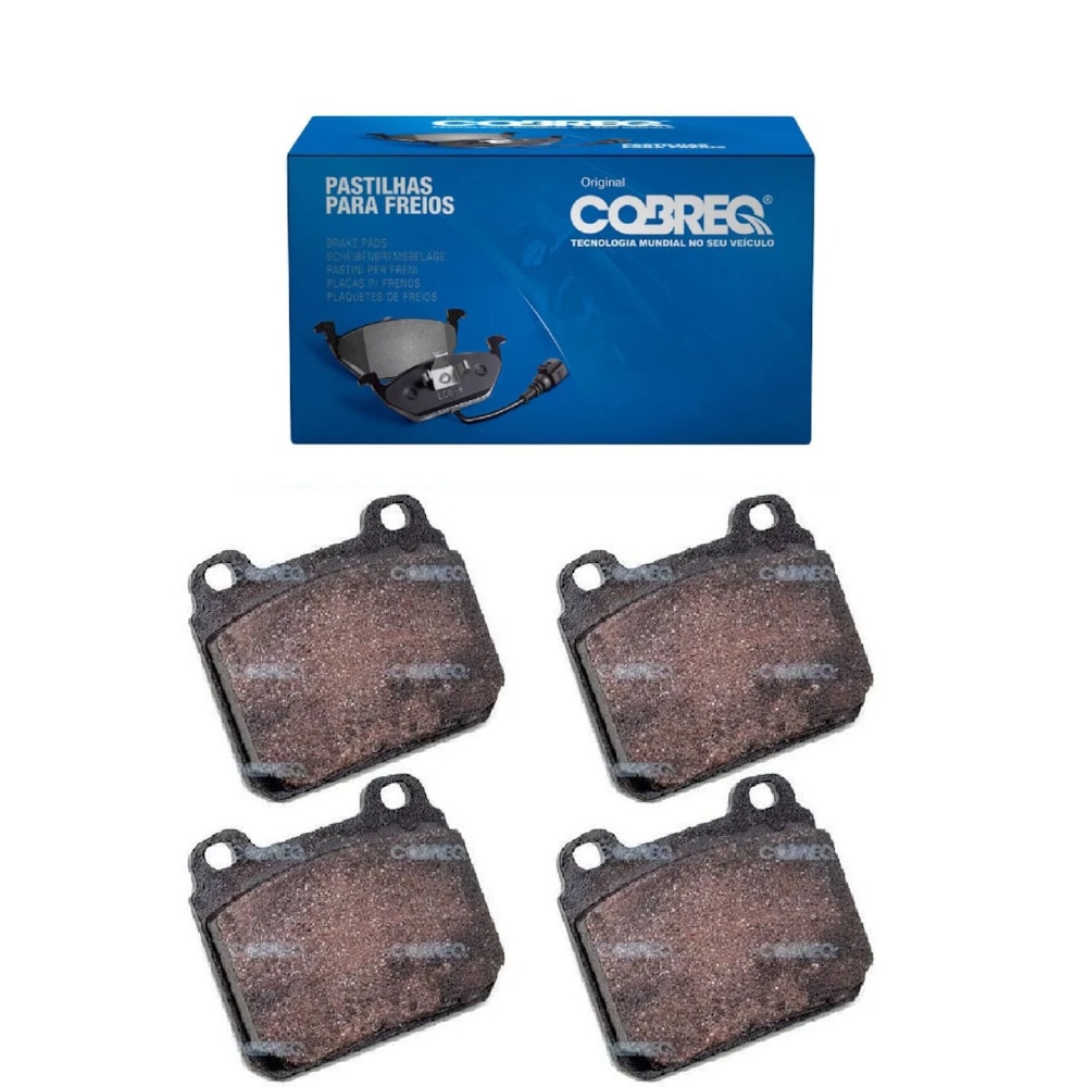 KIT 4 PASTILHA FREIO DIANTEIRO GM CHEVROLET CARAVAN / COMODORO / DIPLOMATA / OPALA / 1979 A 1992 - COBREQ KIT 4 PASTILHA FREIO DIANTEIRO GM CHEVROLET CARAVAN / COMODORO / DIPLOMATA / OPALA / 1979 A 1992 - COBREQ
