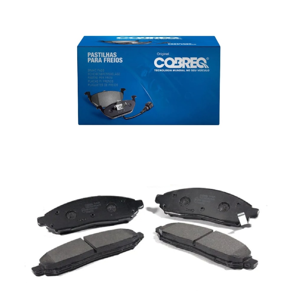 KIT 4 PASTILHA FREIO DIANTEIRO GM CHEVROLET CITY EXPRESS MINI CARGO VAN 2009 NISSAN FRONTIER 2.5L 16V TURBO DIESEL 2008 - COBREQ KIT 4 PASTILHA FREIO DIANTEIRO GM CHEVROLET CITY EXPRESS MINI CARGO VAN 2009 NISSAN FRONTIER 2.5L 16V TURBO DIESEL 2008 - COBREQ