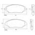 KIT 4 PASTILHA FREIO DIANTEIRO GM CHEVROLET GM COBALT 2016 / SONIC 2012 / SPIN 2012 A 2016 - COBREQ KIT 4 PASTILHA FREIO DIANTEIRO GM CHEVROLET GM COBALT 2016 / SONIC 2012 / SPIN 2012 A 2016 - COBREQ