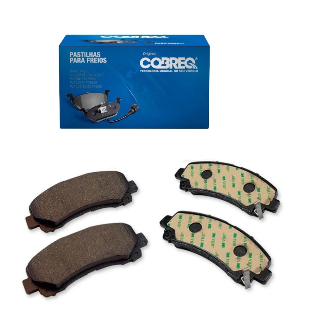 KIT 4 PASTILHA FREIO DIANTEIRO GM CHEVROLET  S10 CABINE DUPLA / CABINE SIMPLES / 2012 A 2016 / ISUZU DMAX 2002 A 2012 - COBREQ KIT 4 PASTILHA FREIO DIANTEIRO GM CHEVROLET  S10 CABINE DUPLA / CABINE SIMPLES / 2012 A 2016 / ISUZU DMAX 2002 A 2012 - COBREQ