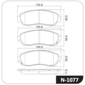 KIT 4 PASTILHA FREIO DIANTEIRO HONDA CRV EX 2.0 CRV EXSAB 2007 CRV EXL CRV LX  2.0 CRV PZW 2008 ODYSSEY TODOS - COBREQ