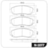 KIT 4 PASTILHA FREIO DIANTEIRO HONDA CRV EX 2.0 CRV EXSAB 2007 CRV EXL CRV LX  2.0 CRV PZW 2008 ODYSSEY TODOS - COBREQ
