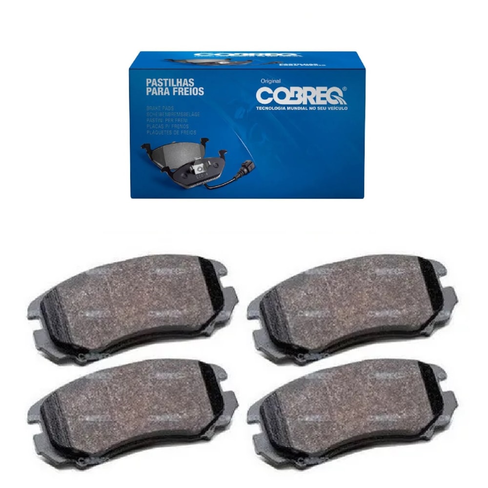 KIT 4 PASTILHA FREIO DIANTEIRO HYUNDAI COUPE 2002 IX20 2010 SONATA 2.0/2.7 2001 /SONATA 3.3 2005 /TUCSON 2.0/2.7 2010 - COBREQ KIT 4 PASTILHA FREIO DIANTEIRO HYUNDAI COUPE 2002 IX20 2010 SONATA 2.0/2.7 2001 /SONATA 3.3 2005 /TUCSON 2.0/2.7 2010 - COBREQ