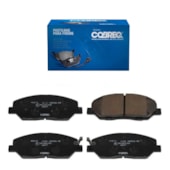 KIT 4 PASTILHA FREIO DIANTEIRO HYUNDAI GENESIS 3.8 V6 2008 / SANTA FE GLS AUTOMATICO 3.3/2.7/3.2/3.5 2003 A 2007 - COBREQ