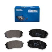 KIT 4 PASTILHA FREIO DIANTEIRO HYUNDAI I40 2012 IX35 2.0 16V 10 /KIA MOTORS CADENZA 3.5 2011 /CARENS 2.0 07/OPTIMA 09/15 - COBREQ