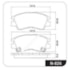 KIT 4 PASTILHA FREIO DIANTEIRO MITSUBISHI L200 1.6 2.0 87/91 L200 2.5 86/02 L200 2.6 89/92 L300 87/99 L400 96/98 - COBREQ KIT 4 PASTILHA FREIO DIANTEIRO MITSUBISHI L200 1.6 2.0 87/91 L200 2.5 86/02 L200 2.6 89/92 L300 87/99 L400 96/98 - COBREQ