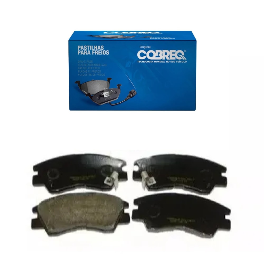 KIT 4 PASTILHA FREIO DIANTEIRO MITSUBISHI L200 1.6 2.0 87/91 L200 2.5 86/02 L200 2.6 89/92 L300 87/99 L400 96/98 - COBREQ KIT 4 PASTILHA FREIO DIANTEIRO MITSUBISHI L200 1.6 2.0 87/91 L200 2.5 86/02 L200 2.6 89/92 L300 87/99 L400 96/98 - COBREQ