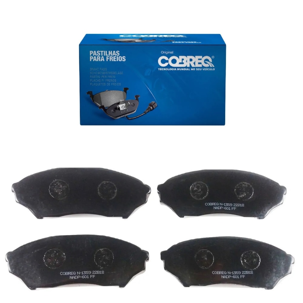KIT 4 PASTILHA FREIO DIANTEIRO MITSUBISHI PAJERO/MONTERO 1.8 1998 / PAJERO PININ 1.8/2.0 GDI 1999 / PAJERO TR4 2002 - COBREQ KIT 4 PASTILHA FREIO DIANTEIRO MITSUBISHI PAJERO/MONTERO 1.8 1998 / PAJERO PININ 1.8/2.0 GDI 1999 / PAJERO TR4 2002 - COBREQ