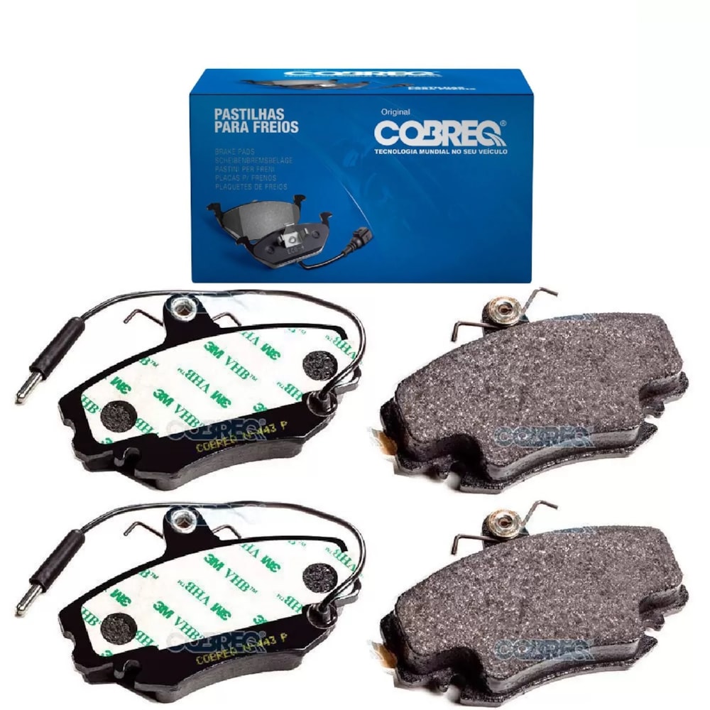 KIT 4 PASTILHA FREIO DIANTEIRO RENAULT CLIO 1.0 1995 A 2008 / CLIO 1.2/1.4/1.8/1.9/2.0  1991 / CLIO 1.6 1996 A 2008 - COBREQ KIT 4 PASTILHA FREIO DIANTEIRO RENAULT CLIO 1.0 1995 A 2008 / CLIO 1.2/1.4/1.8/1.9/2.0  1991 / CLIO 1.6 1996 A 2008 - COBREQ